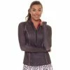 Lucky In Love Fast Lane 1/4 Zip Tennis Top